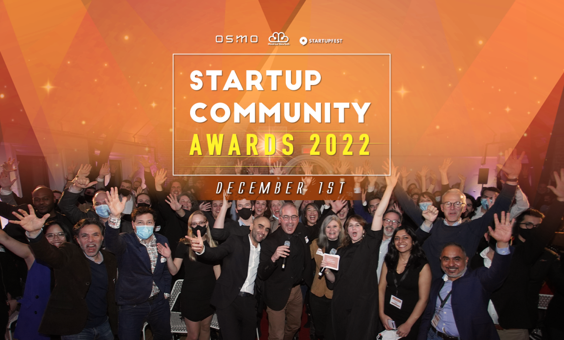 Startup Community Awards 2022, December 1st at Zú