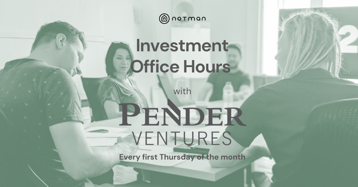 Pender Ventures Office Hours at Notman